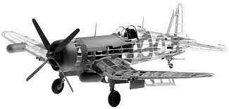 GUILLOWS F4U-4 Corsair Balsa Model Kit 1:16 - GUILL1004