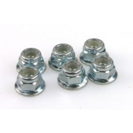 HBX 4mm Flanged Nyloc Nuts 6pcs - HBX-H003