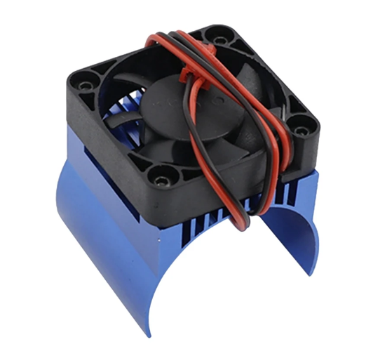 RIVERHOBBY 35mm Dia Blue Aluminium Motor Heatsink w/ Fan - RH-H0099