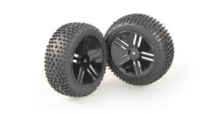 HBX Buggy Front Wheel & Tyre Set 2pcs - HBX-3378-P006