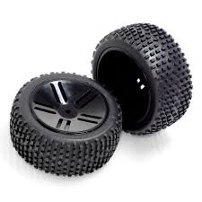 HBX Buggy Rear Wheel & Tyre Set suit Wildfire 2pcs - HBX-3378-P007