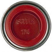 HUMBROL No.174 Signal Red Satin Enamel 14ml