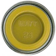 HUMBROL No.24 Trainer Yellow Matt Enamel 14ml