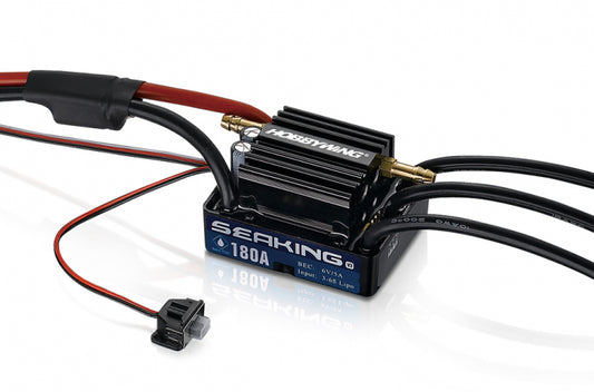 HOBBYWING 180A-V3 SeaKing Brushless Marine ESC - HW30302401