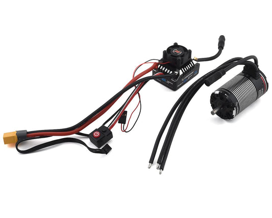 HOBBYWING XERUN 3300Kv AXE550 Sensored Brushless Crawler Motor & 80A WP ESC Combo - HW38020314