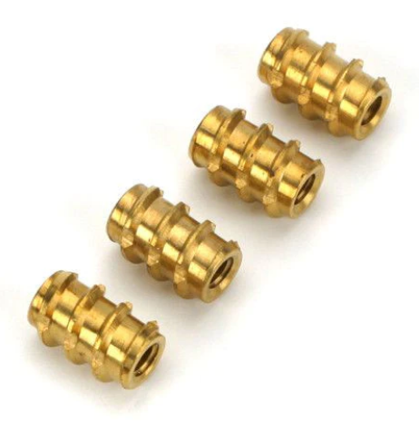 DUBRO 4-40 Threaded Brass Inserts 4pcs - DBR391