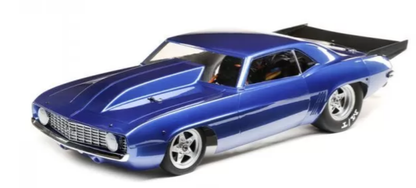 LOSI 1969 Camaro 22S Blue Brushless No Prep Drag Car LOS03035T2