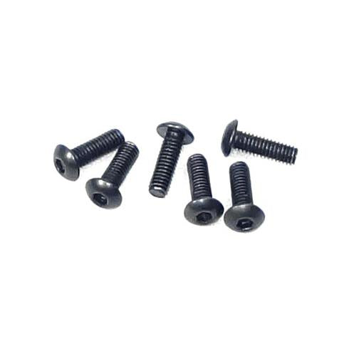 REDCAT 4x12mm Button Head Fine Thread Screws 8pcs - 07169