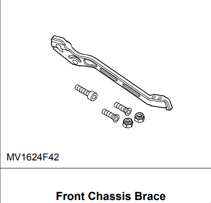 GV Front Chassis Brace suit Dominator - MV1624F42