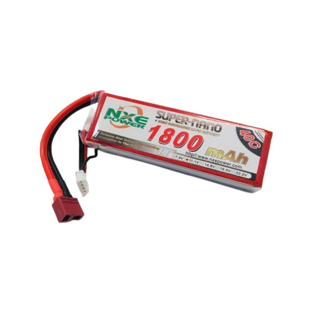 NXE 1800mah 11.1V 40C Lipo Battery SC Deans - 1800SC403SDEAN