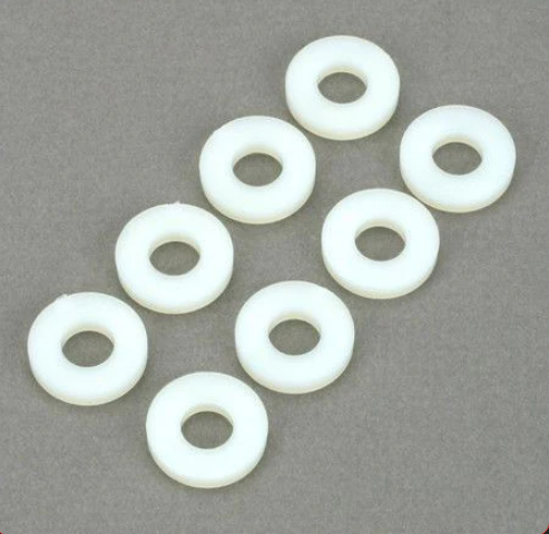 DUBRO No.4 Nylon Flat Washers 8pcs - DBR635