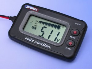 PROLUX 3.7-20V Lipo/ Nimh Battery Voltmeter - PL2720