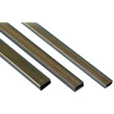 K+S 1/8x1/4inx300mm Brass Rectangle Tube 1pc - KS8264