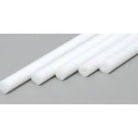 EVERGREEN 2.0 Diameterx350mm Styrene Rod White 6pcs - EG212