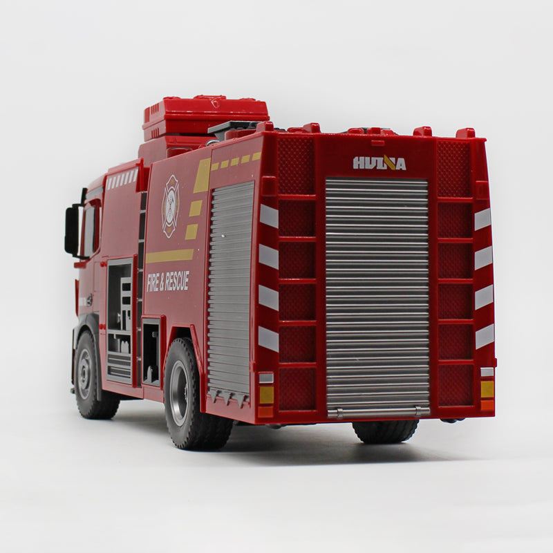 HUINA 1:14 Fire Truck with Water Cannon with 2.4Ghz Radio, Battery and Charger - SFMHN1562