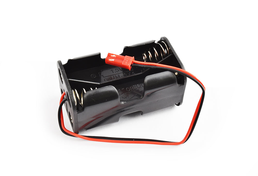 TORNADO 4x AA Battery Box w/ Red JST Plug - TRC-1202-1