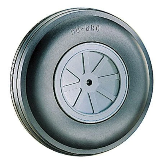 DUBRO 178mmD Treaded Lightweight Wheel 1pc - DBR700TL