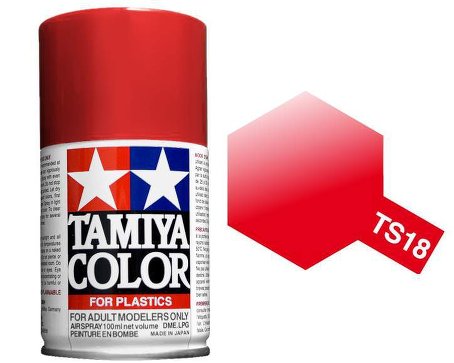 TAMIYA TS-18 Metallic Red Gloss Spray 100ml - T85018