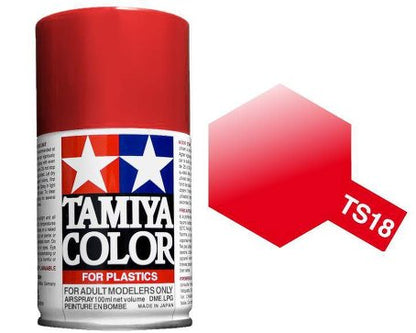 TAMIYA TS-18 Metallic Red Gloss Spray 100ml - T85018