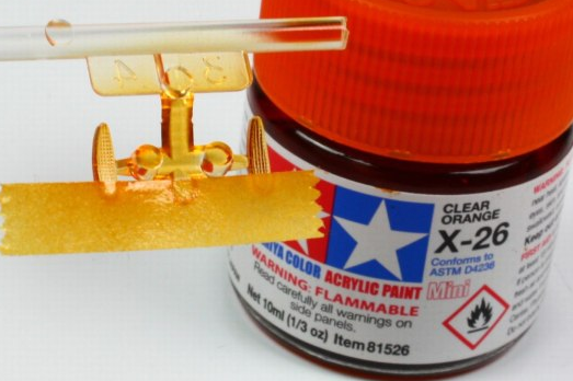 Tamiya Acrylic Model Paints: Clear Orange (X-26)