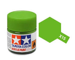 TAMIYA X-15 Light Green Mini Acrylic 10ml - T81515