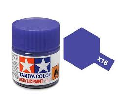 TAMIYA X-16 Purple Mini Acrylic 10ml - T81516