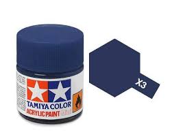 TAMIYA X-3 Royal Blue Mini Acrylic 10ml - T81503