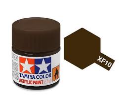 TAMIYA XF-10 Flat Brown Mini Acrylic 10ml - T81710