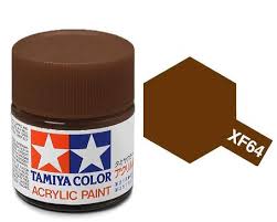 TAMIYA XF-64 Red Brown Mini Acrylic 10ml - T81764