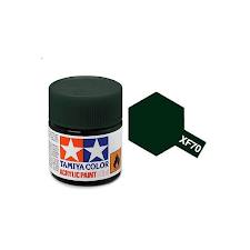 TAMIYA XF-70 Dark Green Mini Acrylic 10ml - T81770