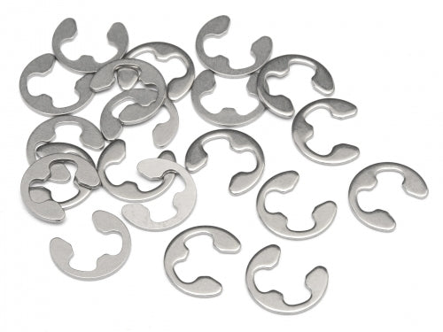 HPI 4mm E-Clips 20pcs - HPI-Z103